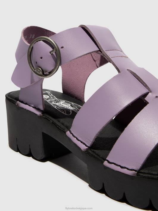sandales à bride en T emme511 Fly London femmes violet 0FBB407