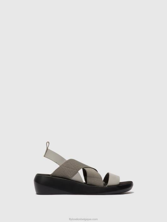 sandales croisées baji848 Fly London femmes nuage 0FBB491