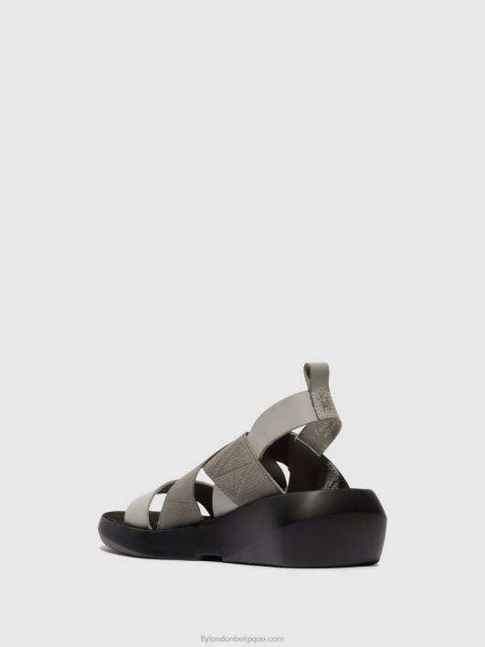 sandales croisées baji848 Fly London femmes nuage 0FBB491