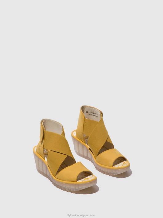 sandales croisées yuba385 Fly London femmes bourdon 0FBB562