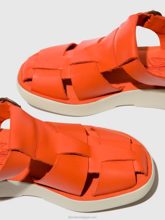sandales à lanières bawe842 Fly London femmes corail 0FBB428