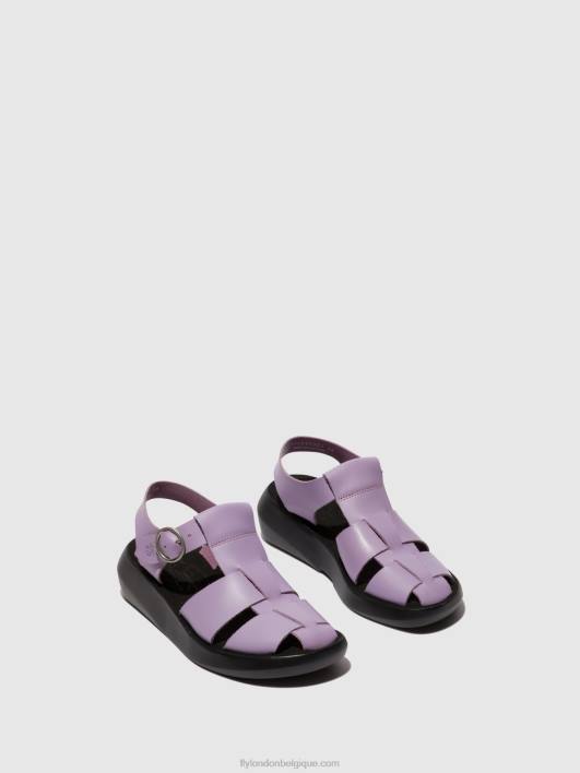 sandales à lanières bawe842 Fly London femmes violet 0FBB429
