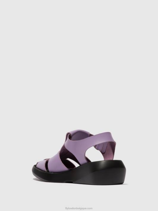 sandales à lanières bawe842 Fly London femmes violet 0FBB429