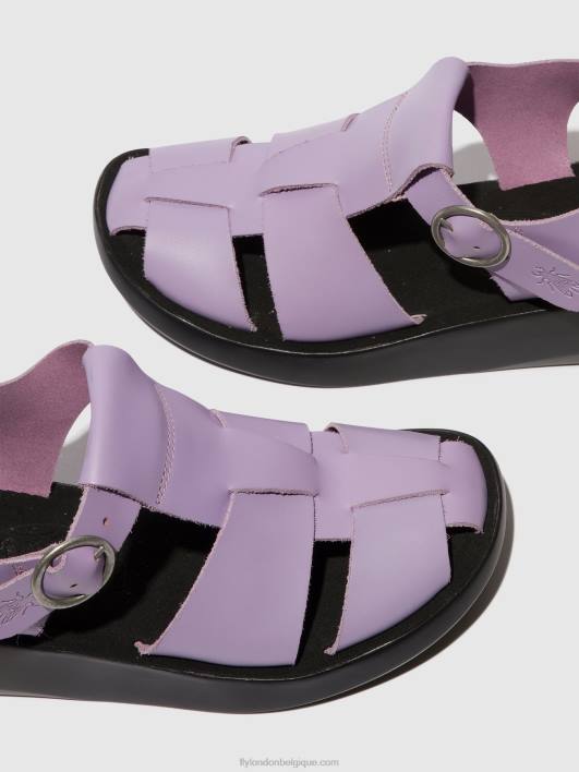 sandales à lanières bawe842 Fly London femmes violet 0FBB429