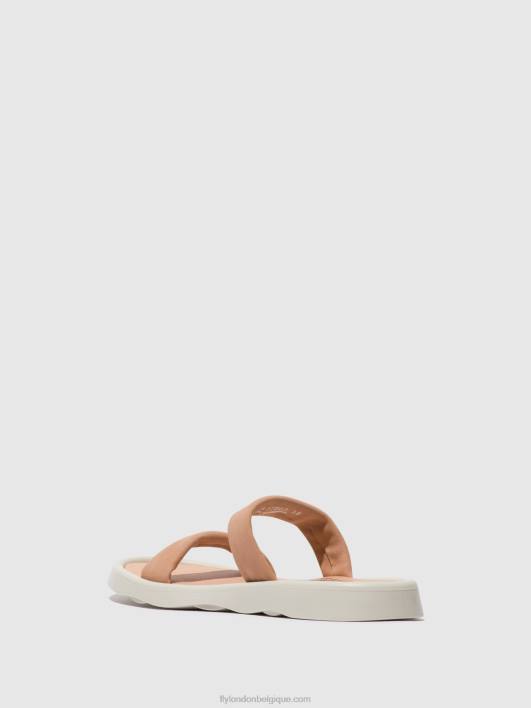 sandales plates taja872 Fly London femmes rose nude 0FBB556