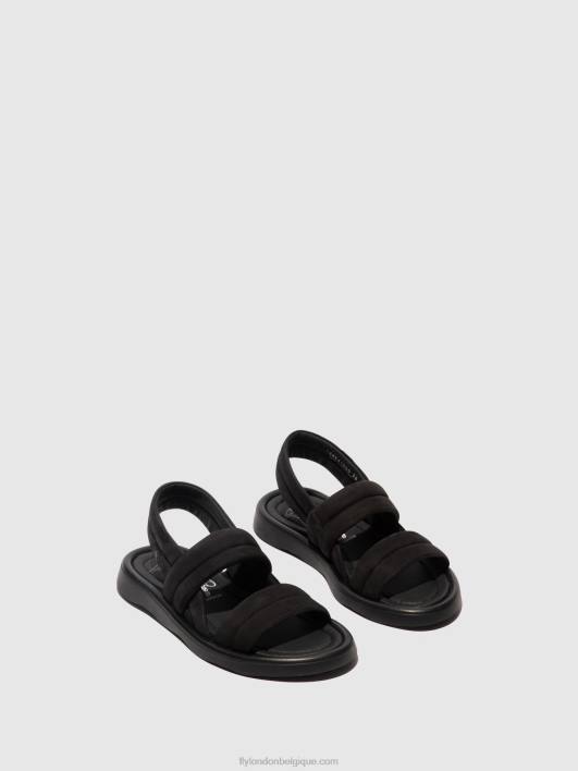 tofy941 sandales à bride arrière Fly London femmes noir 0FBB457
