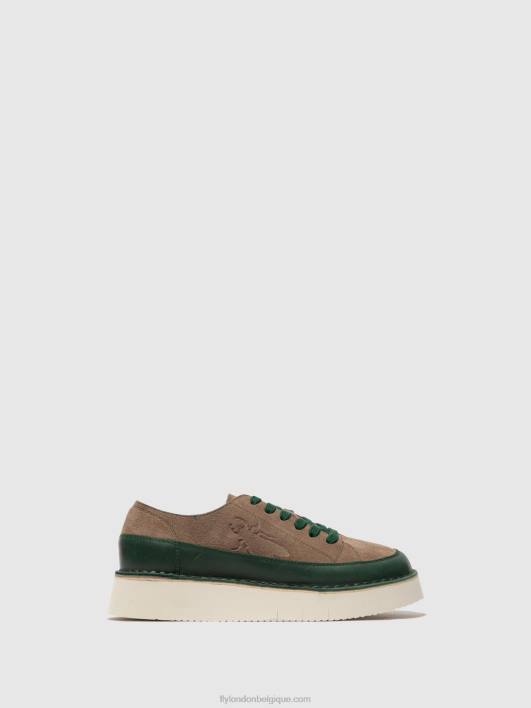 baskets à lacets cuda099 Fly London femmes essence/pierre 0FBB719