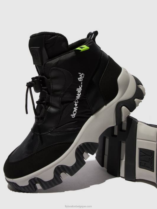 baskets à lacets fumo892 Fly London femmes multi-noir 0FBB745