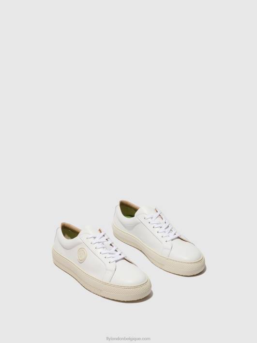 baskets à lacets tafa587 Fly London femmes blanc 0FBB712