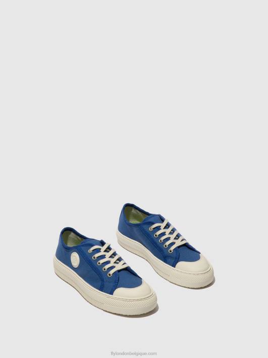 baskets à lacets tere557 Fly London femmes bleu 0FBB738