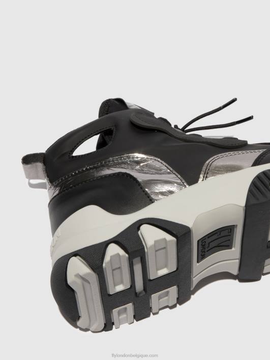 baskets montantes feny633 Fly London femmes multi-noir 0FBB771