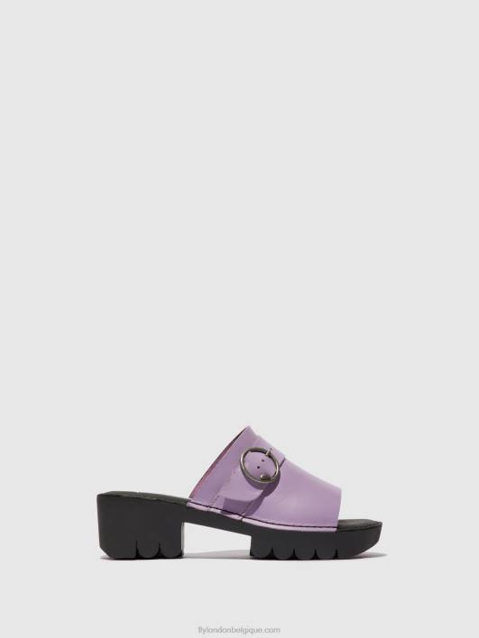 mules à boucle eple519 Fly London femmes violet 0FBB371