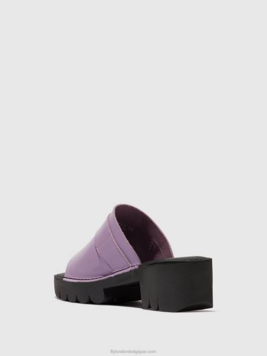 mules à boucle eple519 Fly London femmes violet 0FBB371