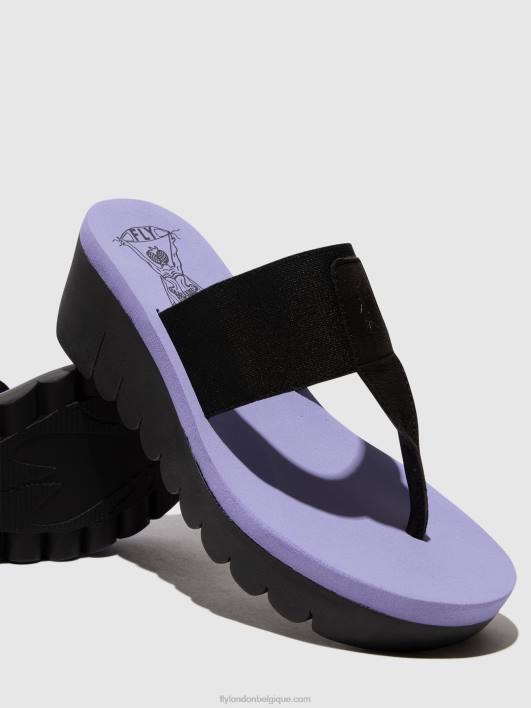 mules à enfiler yomu725 Fly London femmes noir (alto) 0FBB361