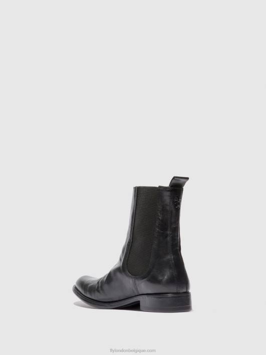bottines chelsea moze798 Fly London Hommes estigma (végétal) noir 0FBB807
