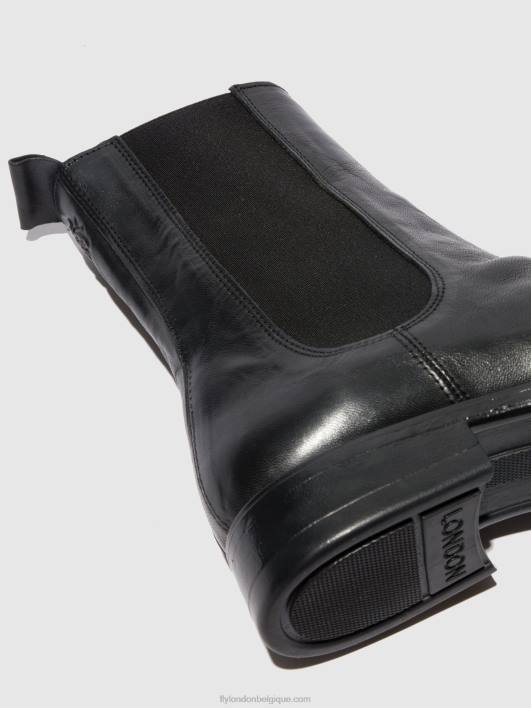 bottines chelsea moze798 Fly London Hommes estigma (végétal) noir 0FBB807